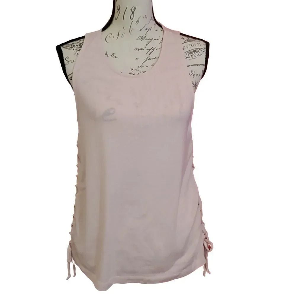 MATERIAL Girl Lace Up Tank-Size Medium